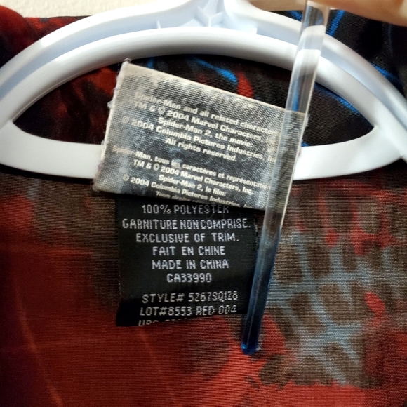 Spiderman 2 - Vintage 00s kids polyester button-up shirt - Size 6 - Picture 4 of 7